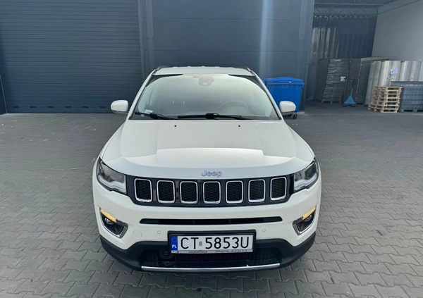 Jeep Compass cena 75500 przebieg: 58000, rok produkcji 2018 z Toruń małe 22